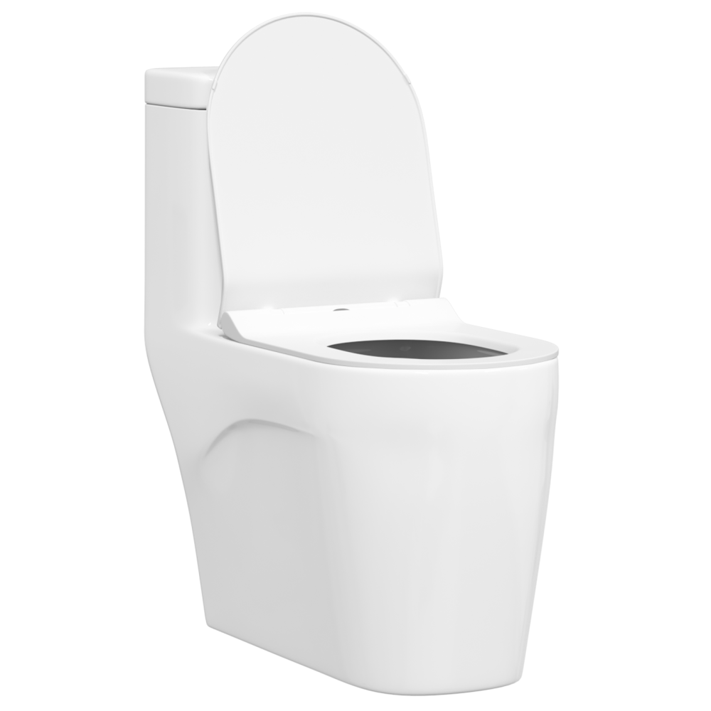 Produktbild för Toalettstol Justerbar Vit 50 x 36,5 x 5 cm Polypropylen