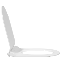 Produktbild för Toalettstol Justerbar Vit 50 x 36,5 x 5 cm Polypropylen