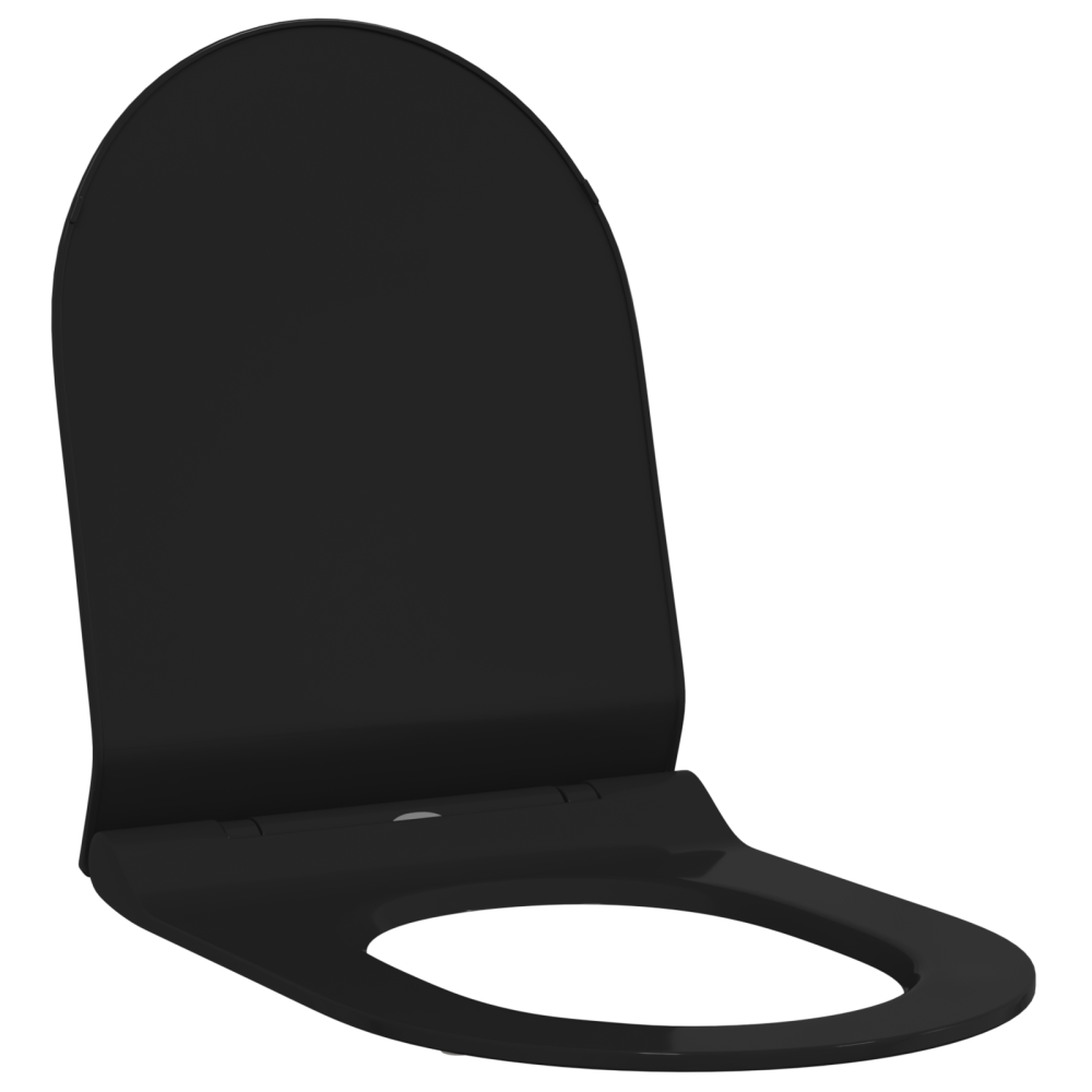 Produktbild för Toalettstol Justerbar Svart 50 x 36,5 x 5 cm Polypropylen