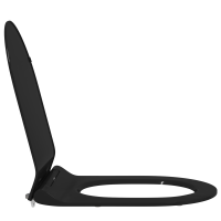 Produktbild för Toalettstol Justerbar Svart 50 x 36,5 x 5 cm Polypropylen