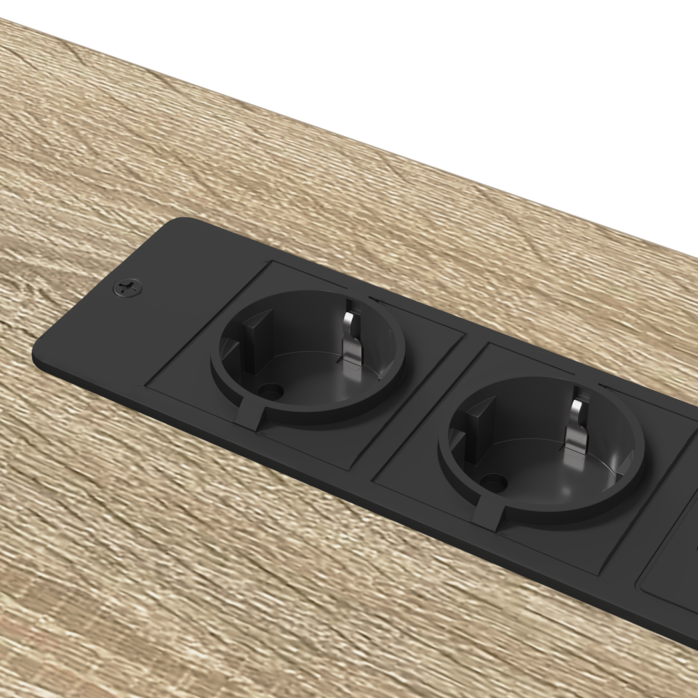 Produktbild för Skrivbord Sonoma-ek 100 x 50 x 86,5 cm Konstruerat trä