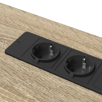 Produktbild för Skrivbord Sonoma-ek 100 x 50 x 86,5 cm Konstruerat trä