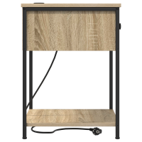 Produktbild för Nattduksbord 2 pcs Sonoma-ek 42 x 41 x 56 cm Konstruerat trä