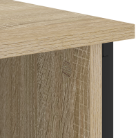 Produktbild för Nattduksbord Sonoma-ek 38 x 31 x 61 cm Konstruerat trä