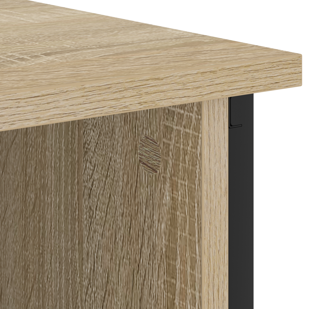 Produktbild för Nattduksbord 2 pcs Sonoma-ek 38 x 31 x 61 cm Konstruerat trä
