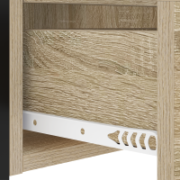 Produktbild för Nattduksbord 2 pcs Sonoma-ek 40 x 31 x 60 cm Konstruerat trä