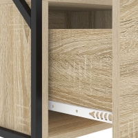 Produktbild för Nattduksbord 2 pcs Sonoma-ek 40 x 31 x 60 cm Konstruerat trä