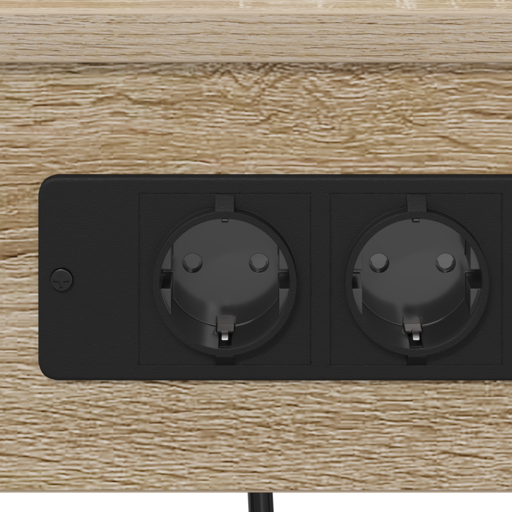 Produktbild för Nattduksbord Sonoma-ek 41 x 31 x 51 cm Konstruerat trä
