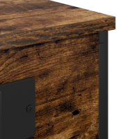 Produktbild för Nattduksbord Rökt ek 41 x 31 x 51 cm Konstruerat trä