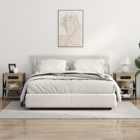 Produktbild för Nattduksbord 2 pcs Sonoma-ek 41 x 31 x 51 cm Konstruerat trä