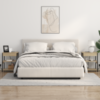 Produktbild för Nattduksbord 2 pcs Sonoma-ek 41 x 31 x 51 cm Konstruerat trä