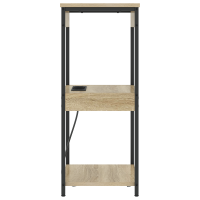 Produktbild för Nattduksbord Sonoma-ek 41 x 31 x 76 cm Konstruerat trä