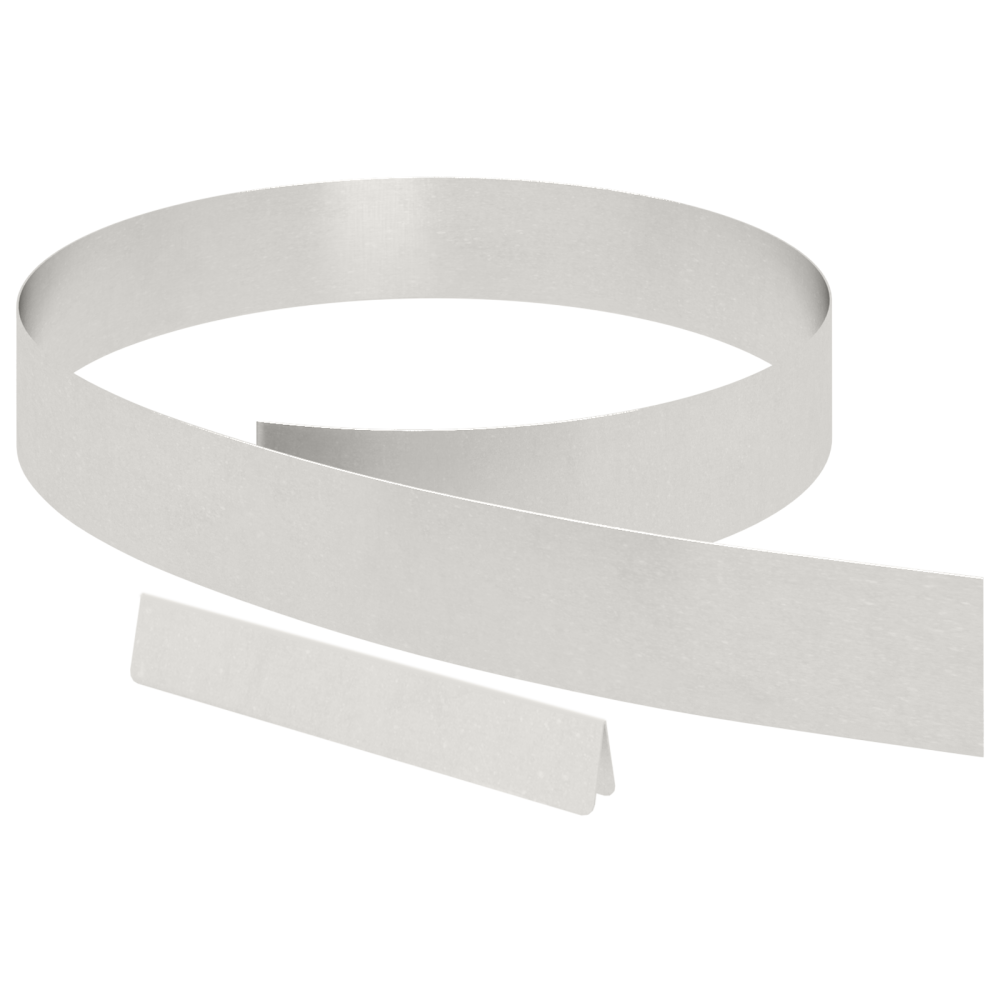 Produktbild för Kant för gräsmatta 4 pcs 450 x 0,05 x 10 cm Rostfritt stål
