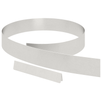 Produktbild för Kant för gräsmatta 4 pcs 450 x 0,05 x 10 cm Rostfritt stål