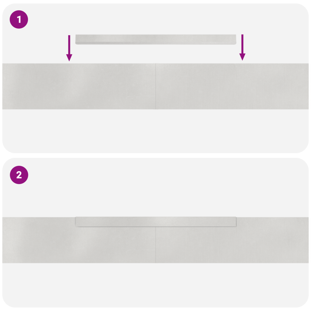Produktbild för Kant för gräsmatta 4 pcs 450 x 0,05 x 10 cm Rostfritt stål
