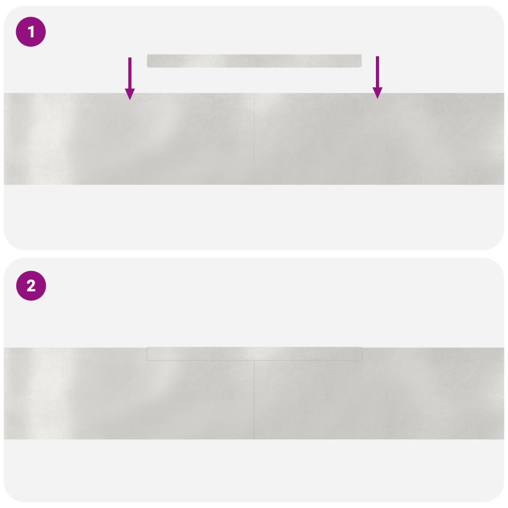 Produktbild för Kant för gräsmatta 4 pcs Silver 450 x 0.05 x 15 cm