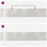 Produktbild för Kant för gräsmatta 4 pcs Silver 450 x 0.05 x 15 cm