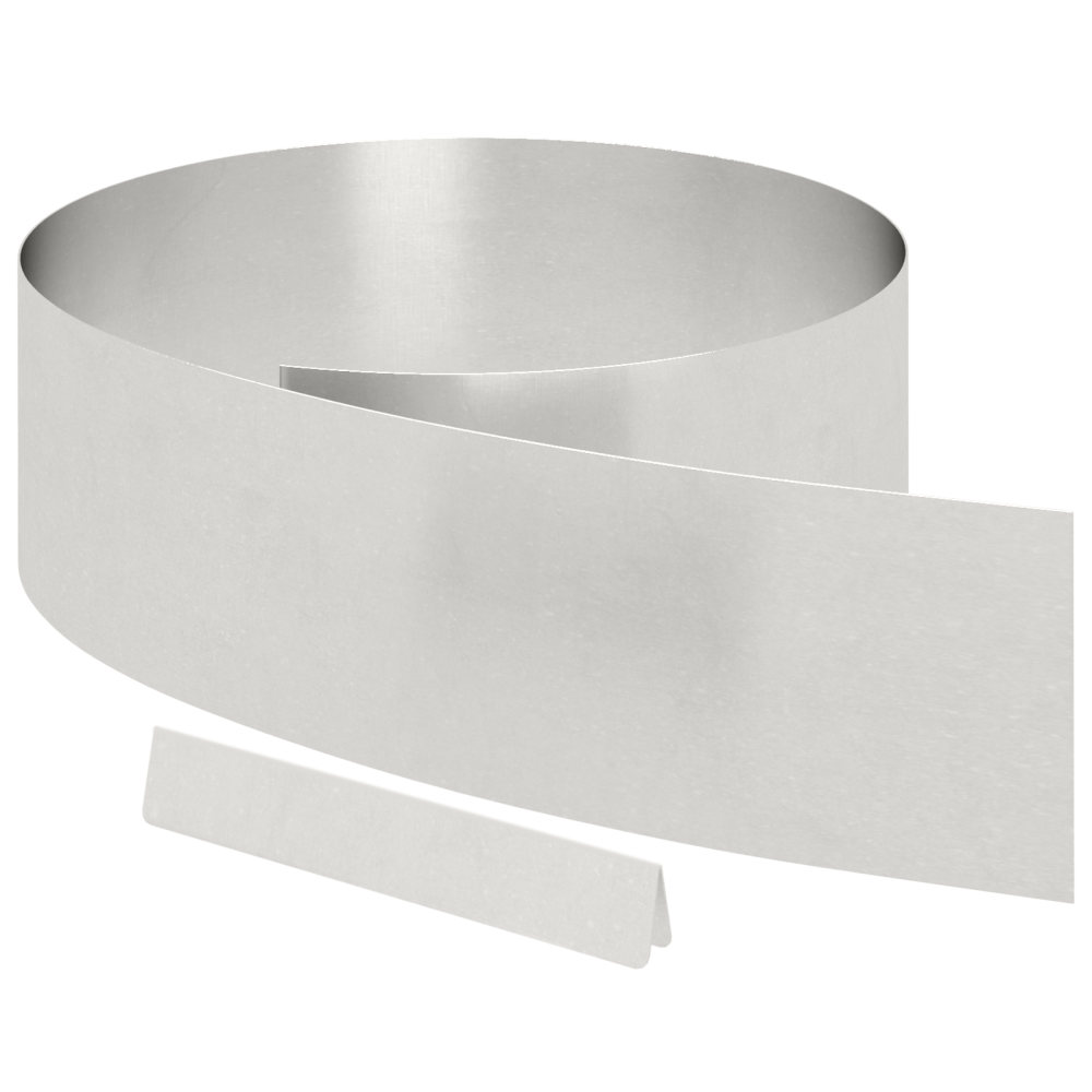 Produktbild för Kant för gräsmatta 4 pcs Silver 450 x 0,05 x 20 cm