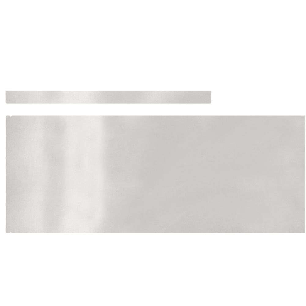 Produktbild för Kant för gräsmatta 4 pcs Silver 450 x 0,05 x 20 cm