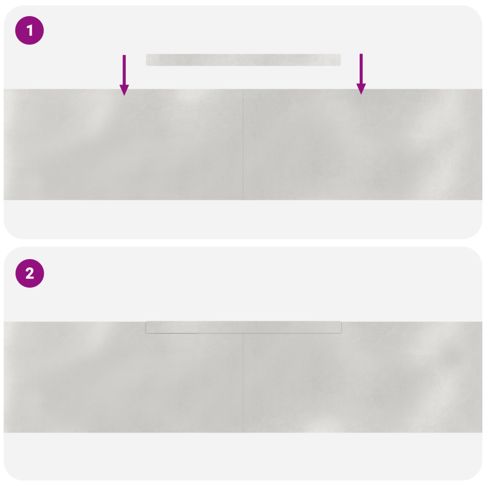 Produktbild för Kant för gräsmatta 4 pcs Silver 450 x 0,05 x 20 cm