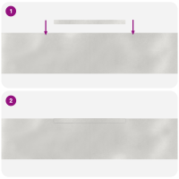 Produktbild för Kant för gräsmatta 4 pcs Silver 450 x 0,05 x 20 cm