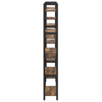Produktbild för Hyllsystem Sonoma-ek 156 x 25 x 167 cm Konstruerat trä