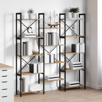 Produktbild för Hyllsystem Artisan Ek 156 x 25 x 167 cm Konstruerat trä