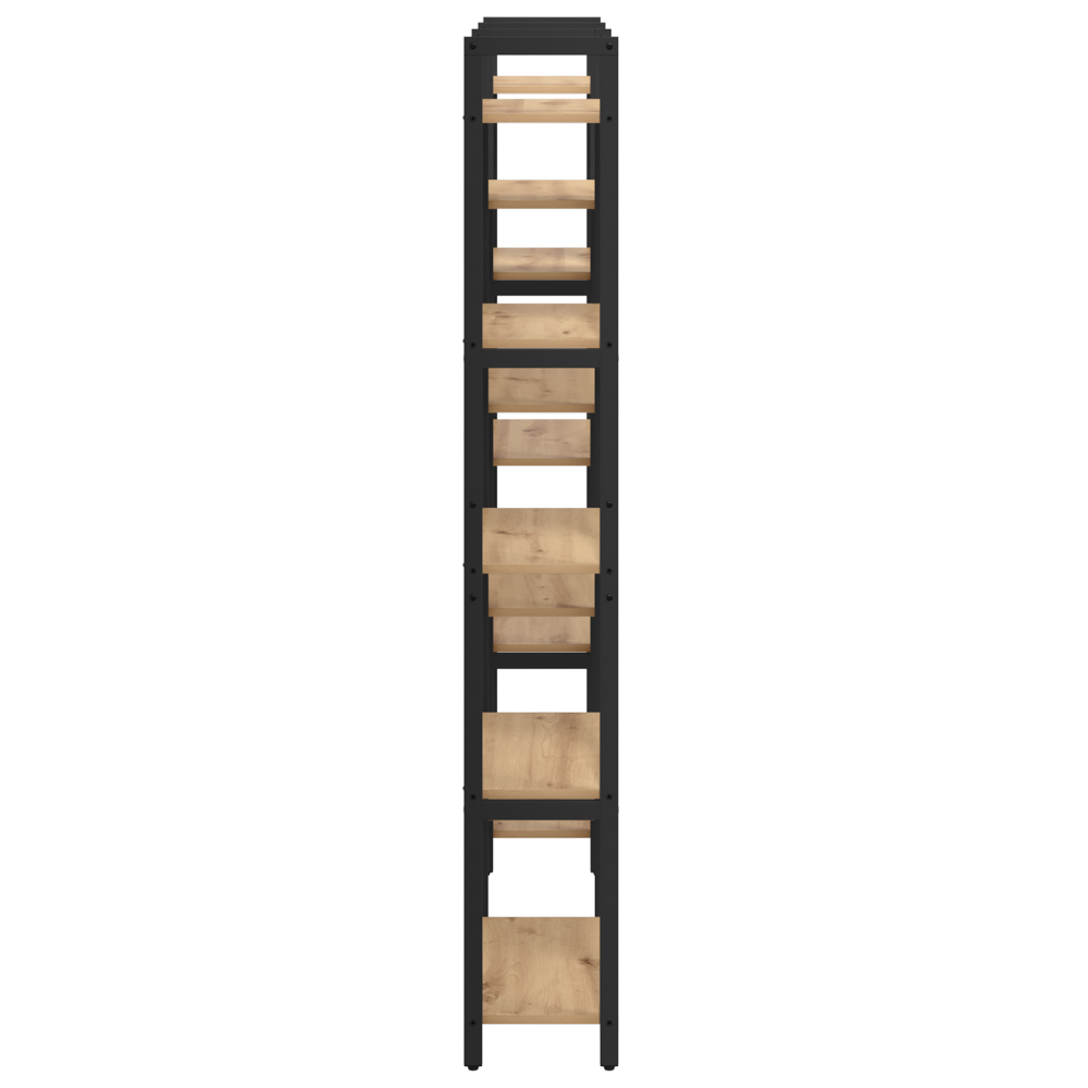 Produktbild för Hyllsystem Artisan Ek 156 x 25 x 167 cm Konstruerat trä