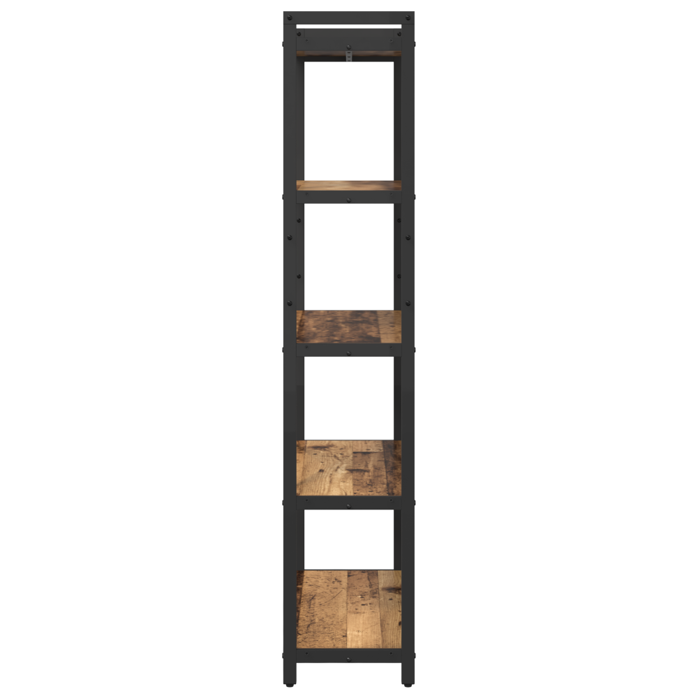 Produktbild för Hyllsystem Gammalt trä 80 x 30 x 155 cm Konstruerat trä