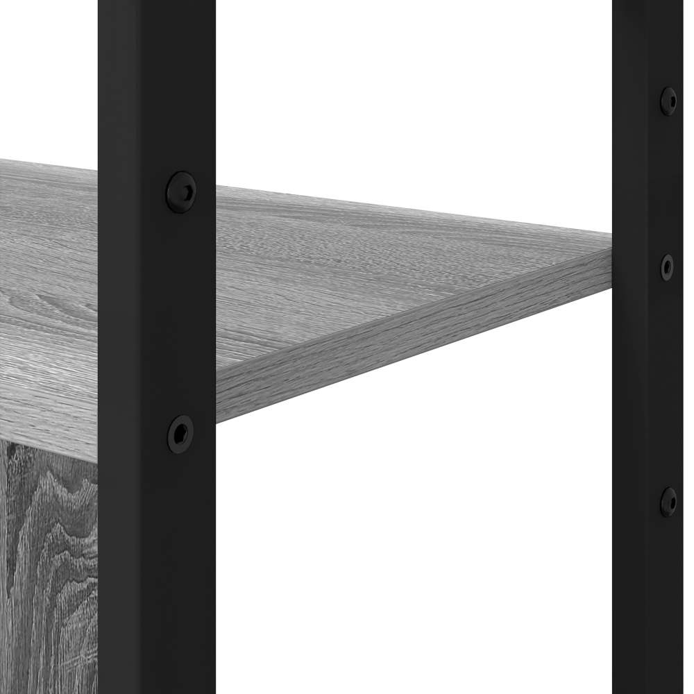 Produktbild för Hyllsystem Grå sonoma 80 x 30 x 155,5 cm Konstruerat trä