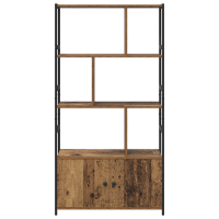 Produktbild för Hyllsystem Gammalt trä 80 x 30 x 155,5 cm Konstruerat trä