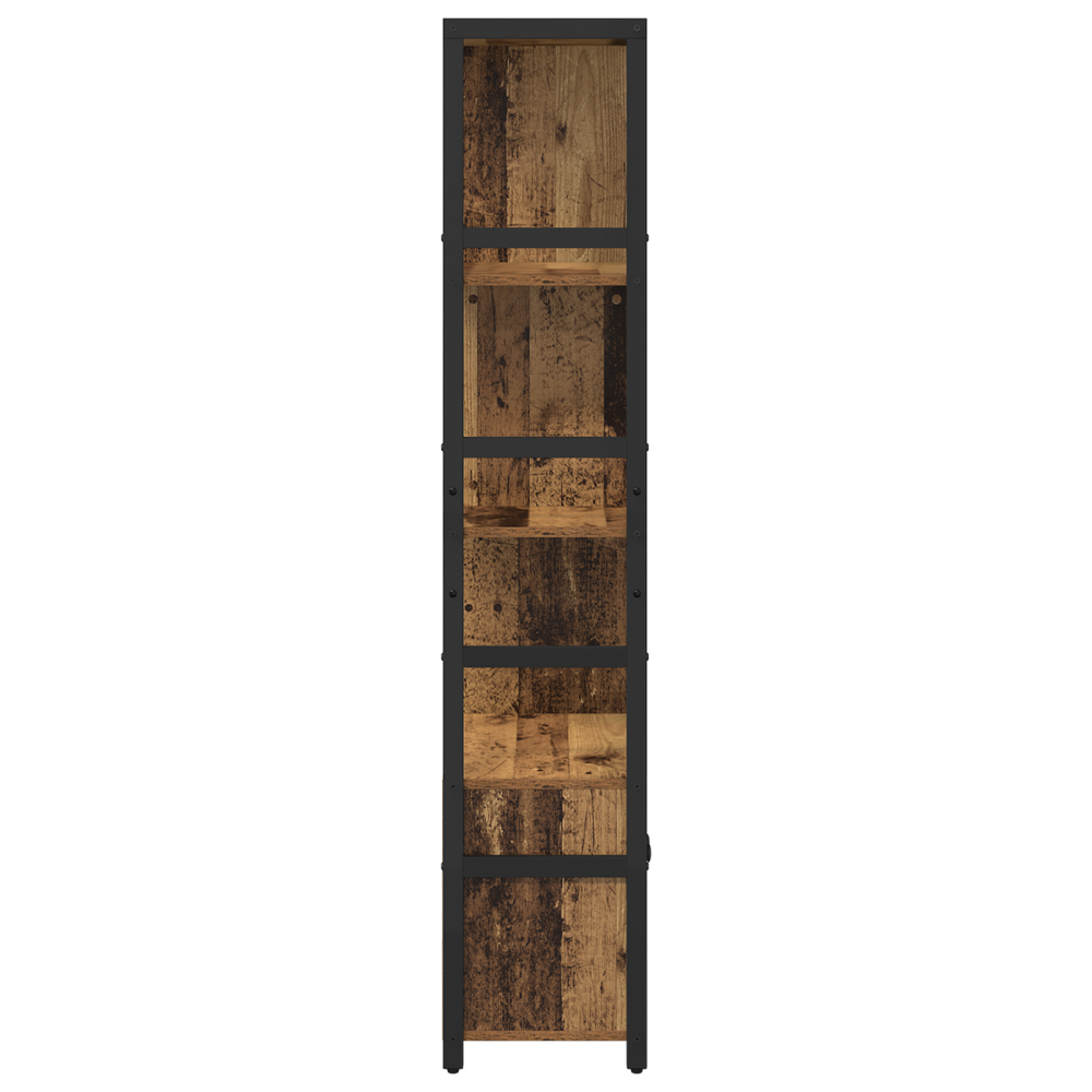 Produktbild för Hyllsystem Gammalt trä 80 x 30 x 155,5 cm Konstruerat trä