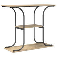 Produktbild för Konsolbord Sonoma-ek 101 x 35 x 80,5 cm Konstruerat trä