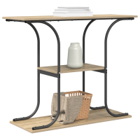 Produktbild för Konsolbord Sonoma-ek 101 x 35 x 80,5 cm Konstruerat trä