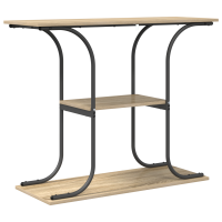 Produktbild för Konsolbord Sonoma-ek 101 x 35 x 80,5 cm Konstruerat trä
