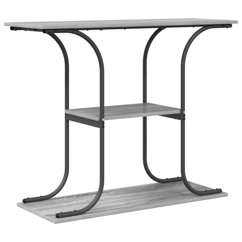 Produktbild för Konsolbord Grå Sonoma 101 x 35 x 80,5 cm Konstruerat trä
