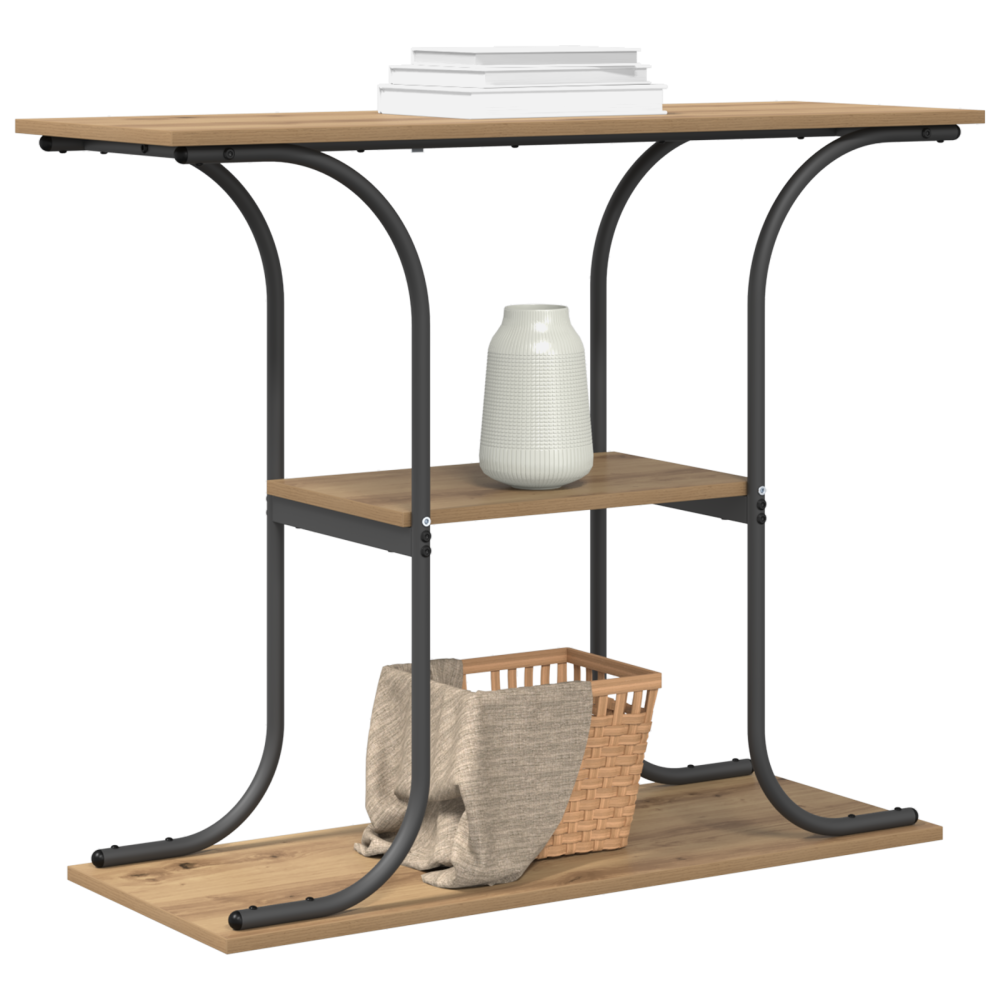 Produktbild för Konsolbord Artisan Ek 101 x 35 x 80,5 cm Konstruerat trä