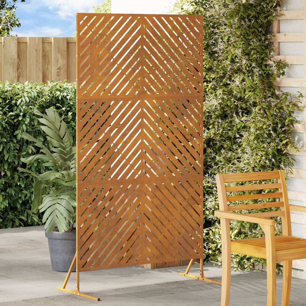 Produktbild för Avskärmningsskärm Grå 100 x 50 x 180 cm Stål