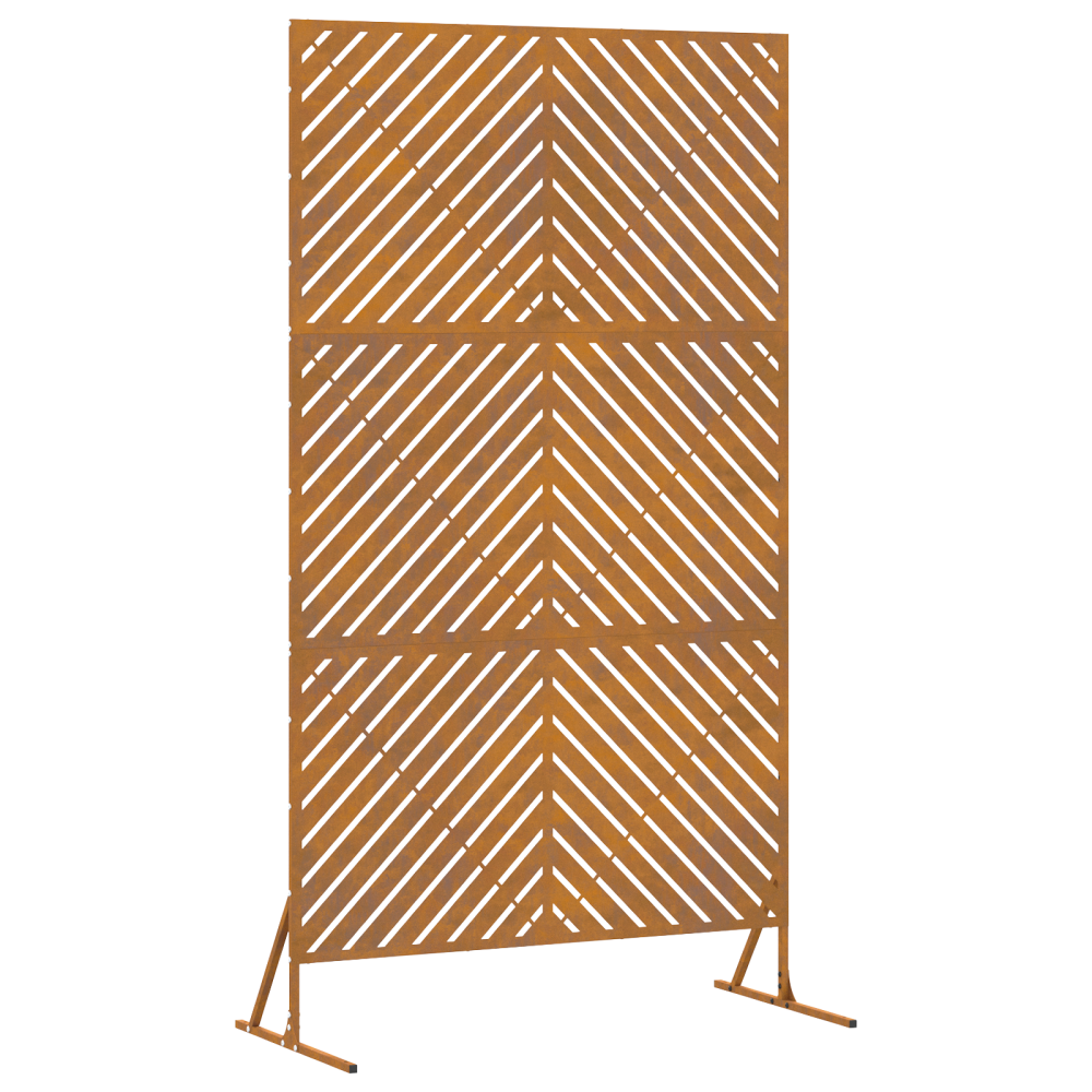 Produktbild för Avskärmningsskärm Grå 100 x 50 x 180 cm Stål