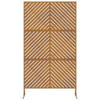 Produktbild för Avskärmningsskärm Grå 100 x 50 x 180 cm Stål