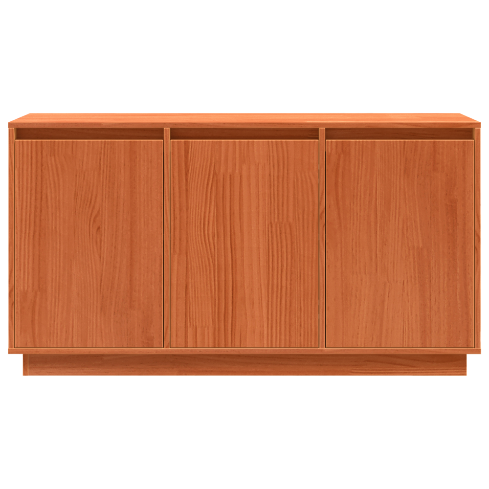Produktbild för Sideboard Brun Ek 111 x 34 x 60 cm Massiv furu