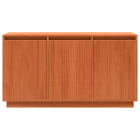 Produktbild för Sideboard Brun Ek 111 x 34 x 60 cm Massiv furu