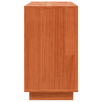 Produktbild för Sideboard Brun Ek 111 x 34 x 60 cm Massiv furu