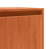 Produktbild för Sideboard Brun Ek 111 x 34 x 60 cm Massiv furu