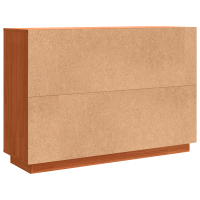 Produktbild för Sideboard med låda Vaxbrun 110 x 34 x 75 cm Massiv furu