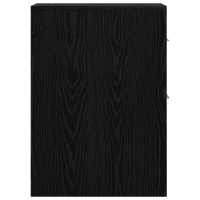 Produktbild för Badrumsmöbelset Svart Ek 22 x 44 x 61,5 cm Konstruerat trä