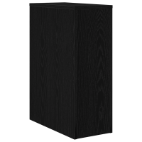 Produktbild för Badrumsmöbelset Svart Ek 22 x 44 x 61,5 cm Konstruerat trä