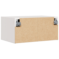 Produktbild för Sängbord med låda 2 pcs Vit 50 x 32,5 x 24 cm Massiv furu