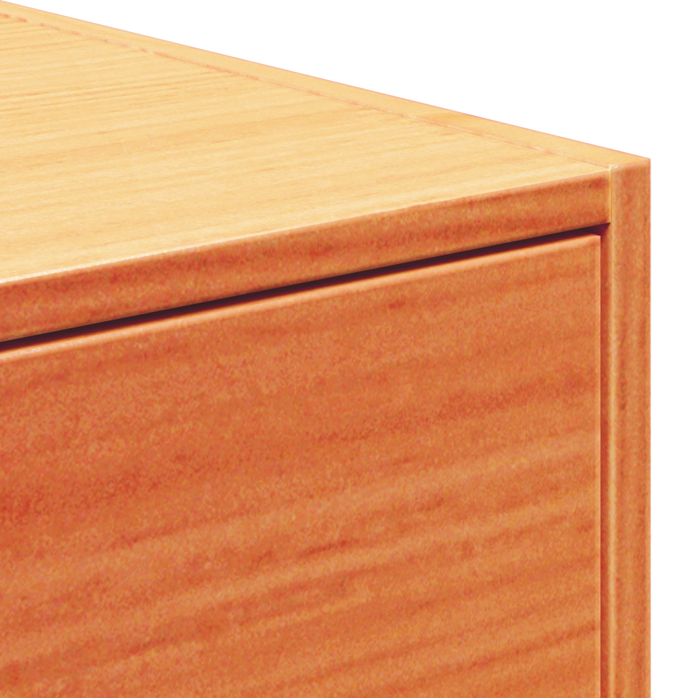 Produktbild för Sängbord med låda Vaxbrun 50 x 32,5 x 24 cm Massiv furu
