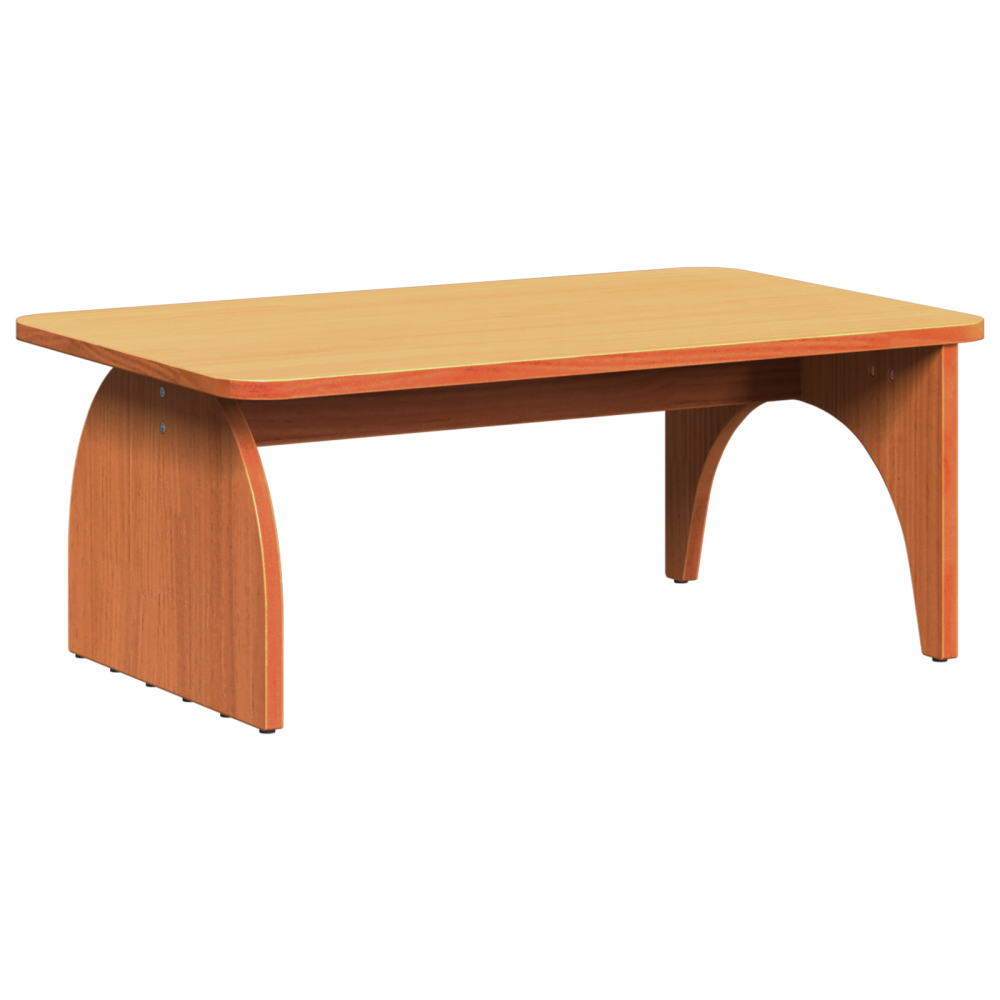 Produktbild för Kaffeebord Vaxbrun 80 x 50 x 31 cm Massiv furu